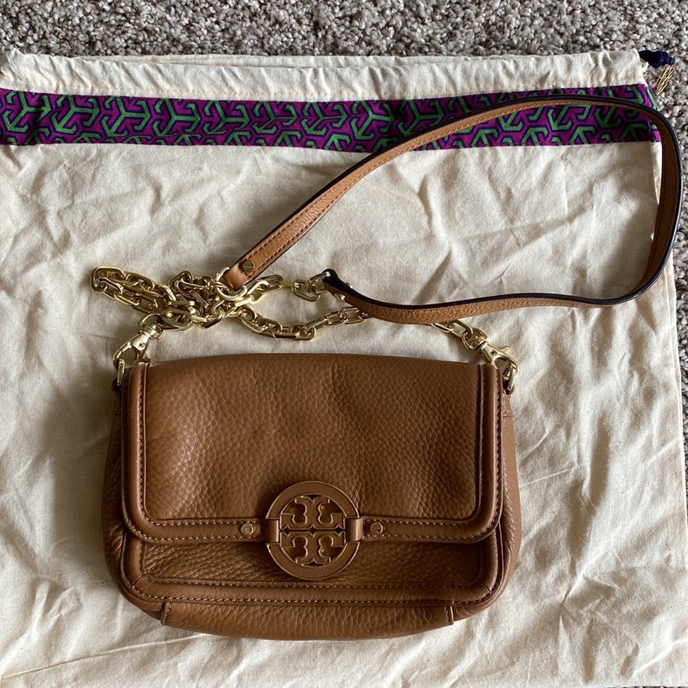 Lightly used Tory Burch cross body bag